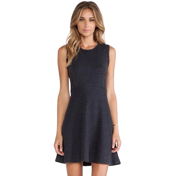 Theory Dresses & Skirts - Theory Randria Evian Pinstripe Wool Dress size M